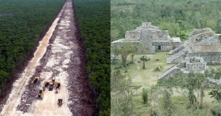 Ancient Maya City Halts Construction Of Mexican Railroad