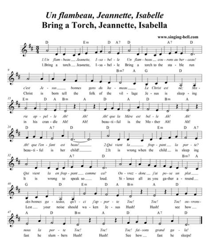 Bring a Torch, Jeanette, Isabella