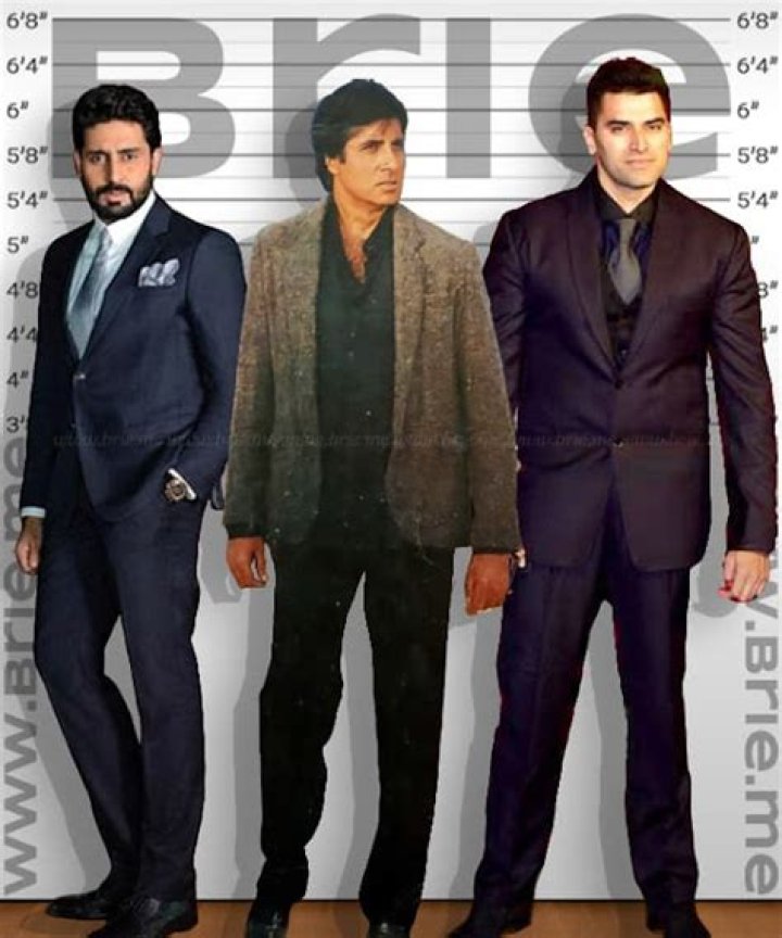 How tall is Amitabh Bachchan
